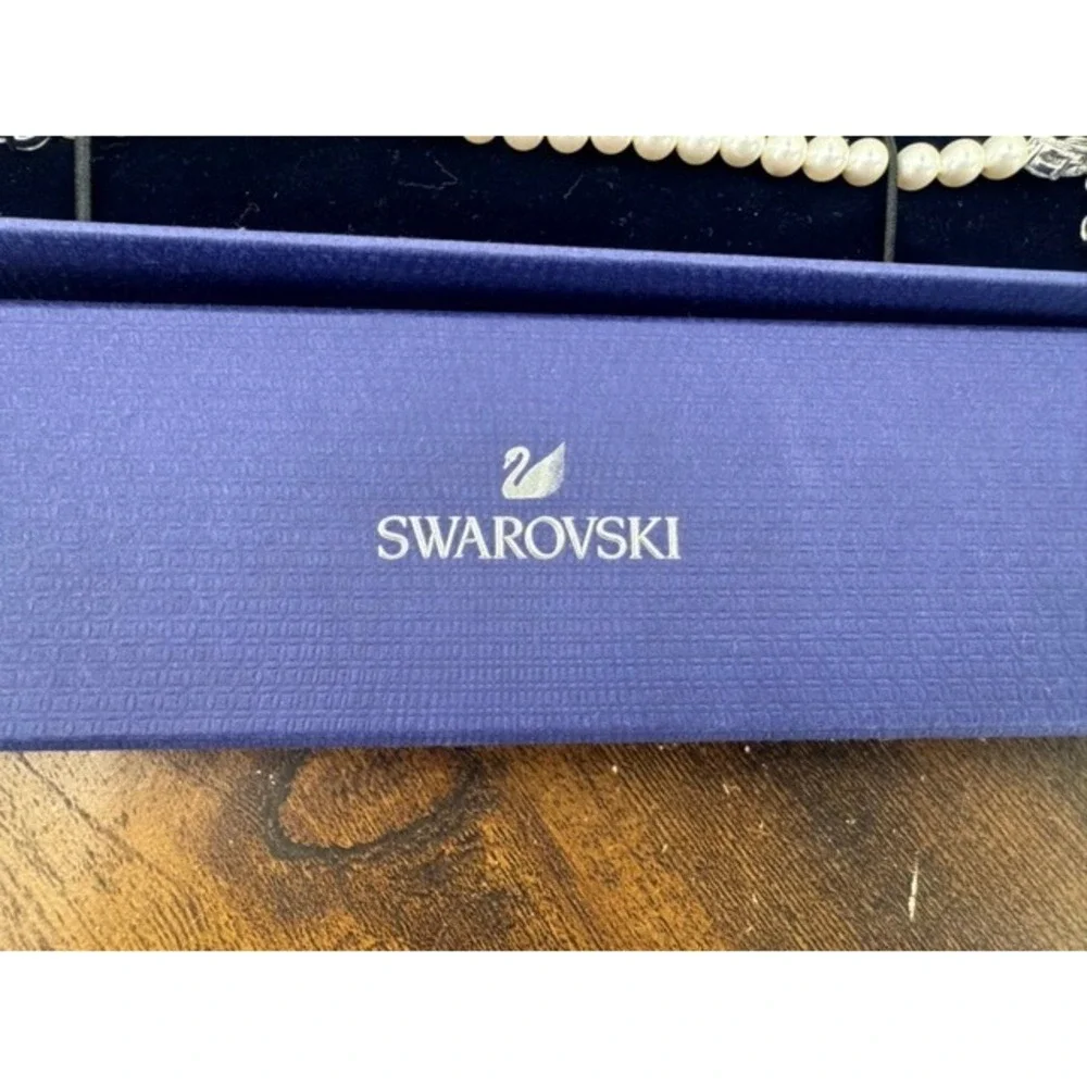 Swarovski Louison Pearl Bracelet White Rhodium Plated Crystal Bridal Classic